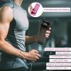 2PCS Protein Shaker Bottle 600ML with Mixing Ball Pink Green Shaker for Protein Powder Smoothie Milkshake Supplement, Leakproof Flip On Lid, Shake Cup for Men Women Water Bottle for Gym Sports Fitness view 4