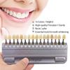 Dental Shade Guide, Teeth Whitening Shade Guide, Professional Dental Whitening Shade Guide with 16 Colors, Dental Teeth Shade Guide Color Tracking Chart Oral Care Dentist Tools view 2