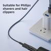 A00390 Charger for for One Blade QP2520, QP2620, MG3720, MG3730, MG5730, BT3206, MG3710, MG5720, BT3208 Shaver Cable 4.3V USB C Trimmer Connector (UKCA/Light) view 3