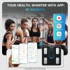 8-Electrode Body Fat Scale Bluetooth Smart Scale with APP Sync Track Weight, Muscle, BMI, Visceral Fat Home Fitness Analyzer view 4