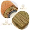 PartyKindom Handmade Straw Broom and Detachable Wooden Handle for Home Dust Removal 2pcs with Soft Bristles for Living Room and Bedroom Cleaning view 3