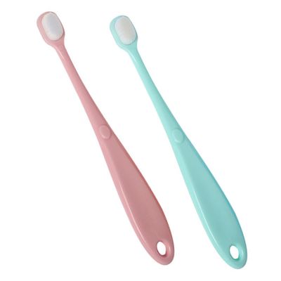 BAZEITFLOW 2pcs Kids Toothbrush Baby Nursing Brush Ultra-fine Bristles for Infant Oral Care Soft Baby Toddler Dental Brush for Home Use