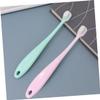Veemoon 2pcs Kids Toothbrush Ultra-fine Bristles Pp Baby Dental Brush for Newborns and Infants view 2