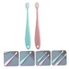 Veemoon 2pcs Kids Toothbrush Ultra-fine Bristles Pp Baby Dental Brush for Newborns and Infants view 4