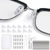 12 Pairs of Eyeglass Nose Pads, Upgraded 15x8 mm Soft Silicone Air Chamber Eyeglasses Nose Pads, Screw-in Anti Slip Glasses Nose Pad Replacement Kit(15mm) view 1