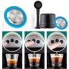 Coffee Capsule Pod Stainless Steel Filter for Zenius Machine Refillable Coffee Pod With Plastic Tweezers Measuring Spoon Dosing Funnel Set Kitchen Brewing Tools(1 set) view 3