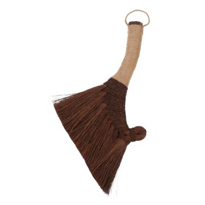 BESTYASH Dust Removal Brush Natural Grass Bristles Mini Handheld Broom for Home Desk Keyboard Cleaning Soft and Effective Dust Sweeping