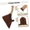 BESTYASH Dust Removal Brush Natural Grass Bristles Mini Handheld Broom for Home Desk Keyboard Cleaning Soft and Effective Dust Sweeping view 3