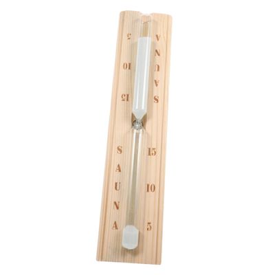 Abaodam Wooden Hourglass Timer for Sauna Mins Sand Timer Sauna Reminding Hourglass Supply