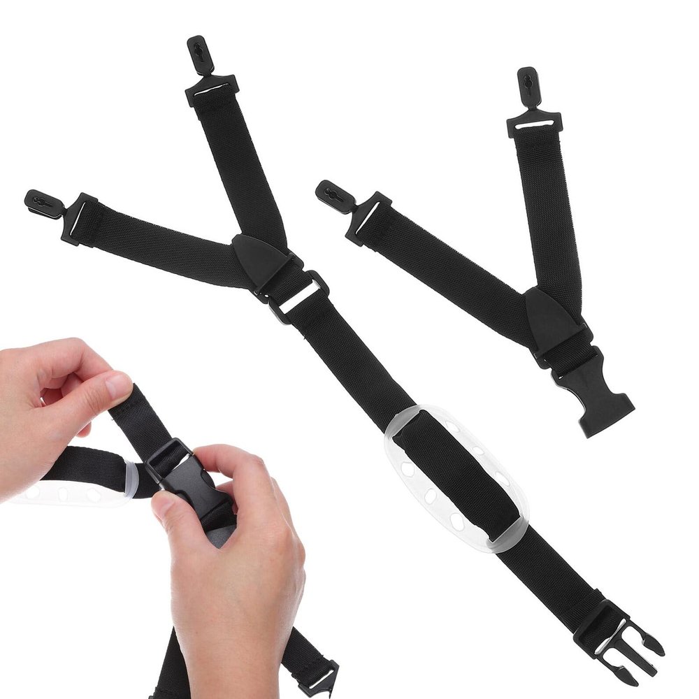 2pcs Adjustable Chin Straps for Hard Hats with Chin Cup