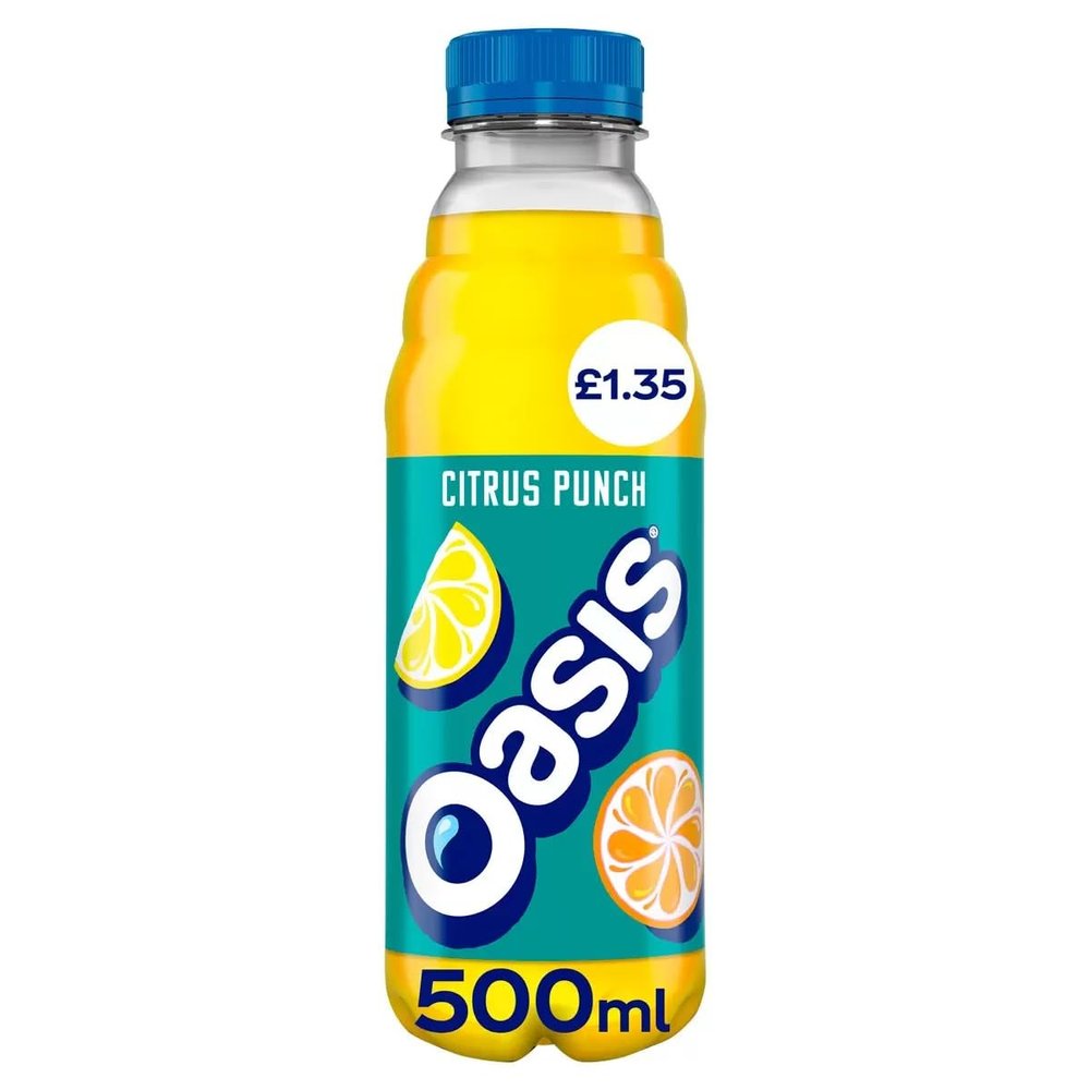 FAKHRI Citrus Punch PMP, 12 x 500ml Refreshing Citrus Fruit Drink, Perfect for Summer, No Added Preservatives, Ideal Bulk Buy for Parties