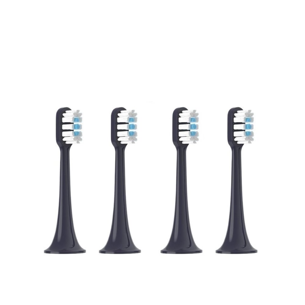 4/8PCS Electric Toothbrush with Replacement Brush Heads, Sealed Packaging with Covers, Compatible with MIJIA T700(4 PCS White)