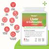 Liver Detox & Gallbladder Cleanse Supplement - Natural Liver Cleanse Detox and Repair Complex with Choline, Turmeric, Beetroot, Garlic, NAC & Alpha Lipoic Acid - UK Made Liver Support Supplements view 3