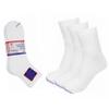 3-12 Pairs Men's Diabetic Cotton Mens Quarter Sock - Non Binding Top - Ring Spun Cotton Soizes 6-11 (UK, Numeric, 6, 11, Regular, Regular, 9, White) view 1
