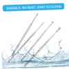 ERINGOGO 6pcs Spiral Ear Cleaner Set Stainless Steel Ear Wax Removal Tools Lightweight Easy to Clean with Storage Box for Family view 3