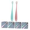 OUNONA 2pcs Boys and Girls Toothbrush Soft Bristles Newborn Gum Cleaner for Year Old Boy Girl Tooth Cleaning Brush view 2