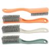 Yardenfun 4pcs Long Handle Brush Shoes Washing Brush Cleaning for Clothes Clothes Washer Random Color view 1