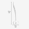 Portable Functional Scissors Curved Curved Tip Household Nose Hair Scissors Portable Paper Cutter Pet Grooming Trimmer view 3