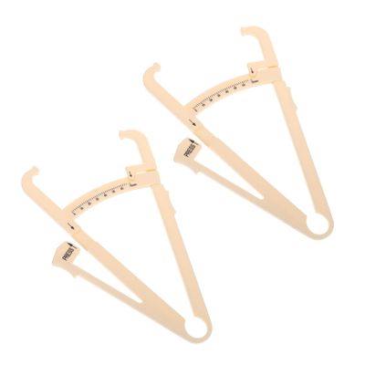 Body Fat Caliper 2pcs Abs Skinfold Caliper for Men and Women