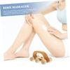 Yardenfun Face and Leg Massager Wooden Massage Roller for Body Handheld Roller Massager Convenient Neck and Back Massage for Muscle Relaxation and Cellulite Reduction view 3