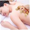 Yardenfun Face and Leg Massager Wooden Massage Roller for Body Handheld Roller Massager Convenient Neck and Back Massage for Muscle Relaxation and Cellulite Reduction view 4