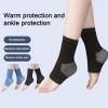 loyliawa Ankle Sleeve Support Comfortable Foot Pads Ankle Compression Sleeve with Open Toe Design Adjustable Support Brace for Plantar Fasciitis & Achilles Tendonitis Relief Lightweight Cotton Foot S view 2