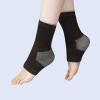 loyliawa Ankle Sleeve Support Comfortable Foot Pads Ankle Compression Sleeve with Open Toe Design Adjustable Support Brace for Plantar Fasciitis & Achilles Tendonitis Relief Lightweight Cotton Foot S view 4