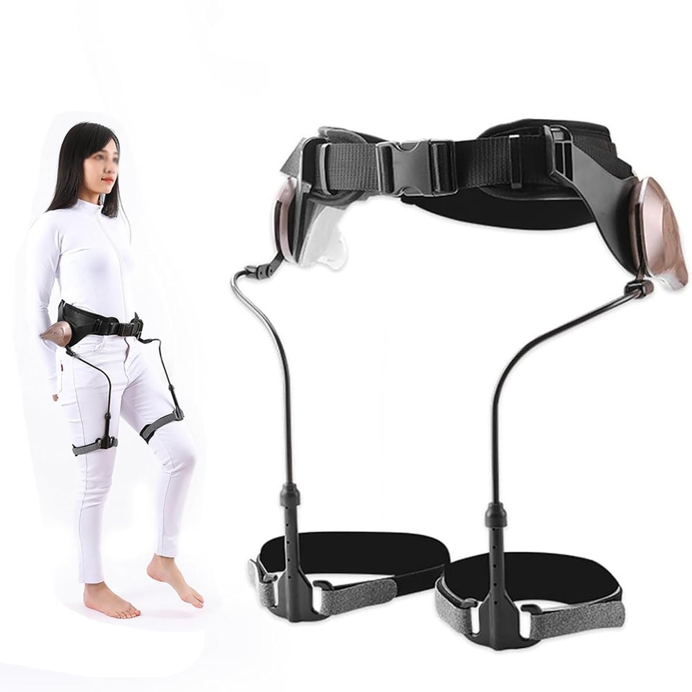 FXNFXLA Exoskeleton Assistance for Walking, Lower Limb Assistance Walking Aid, Legs Rehab Training Equipment, Bionic Body Power Walking Aids, Adjustable Strength, Walking Can Help 50%