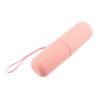 Baxnore Travel Toothbrush Case with Cover, Portable PP Toothbrush Holder, Non Slip Gear Design Storage, Compact Toothbrush Carrier for Business Trips Camping Dorm, Includes Handhel (White) (Gray) view 1