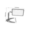 HONMEET LED Magnifier with LED Light Handheld and Desktop Magnifying Glass for Reading Crafting and Drawing Enhanced Clarity for Seniors and Low Users view 2