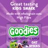 Goodies Kids Snack Apple & Blackcurrant Oat Sticks Multipack 6 x (5 x 23 g) view 4