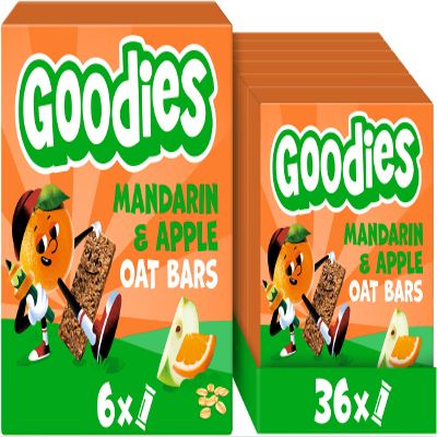Goodies Kids Snack Mandarin & Apple Oat Bars, Multipack 6 x (6 x 23 g)