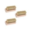 HONMEET 3pcs Wooden Cleaning Scrubbing Brush for Clothes and Shoes Multi-function Shoes Cleaning Brush for Hand and Floor Scrubbing Random Color view 1