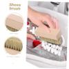 HONMEET 3pcs Wooden Cleaning Scrubbing Brush for Clothes and Shoes Multi-function Shoes Cleaning Brush for Hand and Floor Scrubbing Random Color view 3