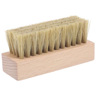 LOLIPPYY Solid Wood Shoes Washing Brush Household Multi Purpose Scrubbing Brush Durable Wooden Shoe Cleaner Compact for Footwear Cleaning Random Color