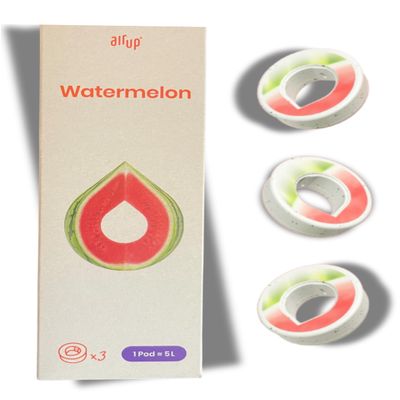 Flavoured Water Bottle Pods/Various Colour Available/BPA Free/0 Calories/Tristan - Hot Pink, Charcoal Grey etc. Replacement Pod for bottle, Kola, Lemon pods etc (Watermelon)