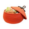 Halloween Pumpkin Basket Multi-Functional Lidded Organizer Bin view 1