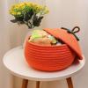Halloween Pumpkin Basket Multi-Functional Lidded Organizer Bin view 2