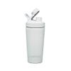 CleanPower Stainless Steel Shaker Bottle | Perfect for Protein Shakes, Pre-Workout, Smoothies, Coffee, etc. | Odor-Resistant | BPA Free Lid (Cloud Gray) view 2
