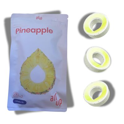 Flavoured Water Bottle Pods/Various Colour Available/BPA Free/0 Calories/Tristan - Hot Pink, Charcoal Grey etc. Replacement Pod for bottle, Kola, Lemon pods etc (Pineappe)
