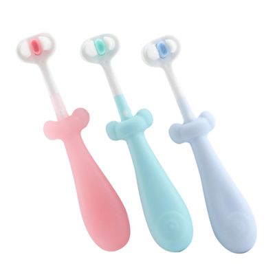 DECOMELODY 3pcs Cute Toothbrush Soft Bristles for Toddlers Boy Girl Decorative Manual Cleaning Toothbrush for Boys and Girls