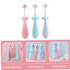 DECOMELODY 3pcs Cute Toothbrush Soft Bristles for Toddlers Boy Girl Decorative Manual Cleaning Toothbrush for Boys and Girls view 3