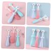 DECOMELODY 3pcs Cute Toothbrush Soft Bristles for Toddlers Boy Girl Decorative Manual Cleaning Toothbrush for Boys and Girls view 4