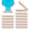12Pcs Ostomy Bag Clip Colostomy Ostomy Supplies Drainable Pouch Clamp Tail,Reusable for Colostomy Bags, Universal Curved Closure Surefit Leak- Proof Colostomy Sealing Bars view 1