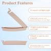 12Pcs Ostomy Bag Clip Colostomy Ostomy Supplies Drainable Pouch Clamp Tail,Reusable for Colostomy Bags, Universal Curved Closure Surefit Leak- Proof Colostomy Sealing Bars view 3