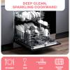 Surfela Dishwasher Sheets - 100 Loads, Eco Friendly Dishwasher Tablets, Biodegradable & Plastic-Free & Sustainable, Powerful Cleaning with Protease Enzymes Against Protein & Grease, Berry Scent view 4