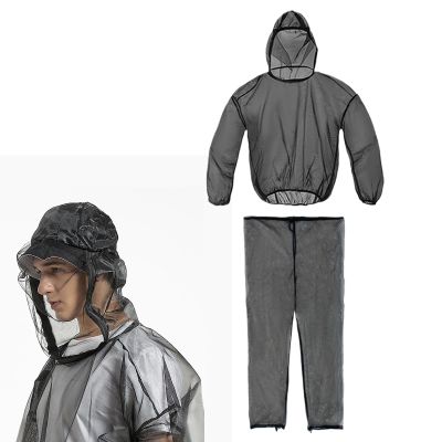 Bexdug Fly Net Shirt | Portable Net Coverage Fly Suit,Flexible Breathable Protective Camping Accessories for Men Women Hiking Outdoor Activities Travel Fishing Trips Adventures