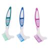 DECOMELODY 3pcs Toothbrush Cleaning Tool Dual Head Double Sided Soft Bristles Tooth Cleaning Brush for Elderly Portable Oral Care Suitable for Travel and Outings view 1