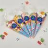 Personalised Stickers |Pre-filled Sweet Cones | Party Favours | Party Bags Gifts | Filled | Unfilled | Sticker | 10 Gaming Blue Filled Cones - Mixed Sweet view 1