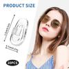 10 Pairs Silicone Nose Pads Screw On Nose Pads Push on Nose Pads, Screw On & Push On Nose Pad Replacements Without Repair Tool, Comfortable Anti-Slip Eyewear Accessories view 2